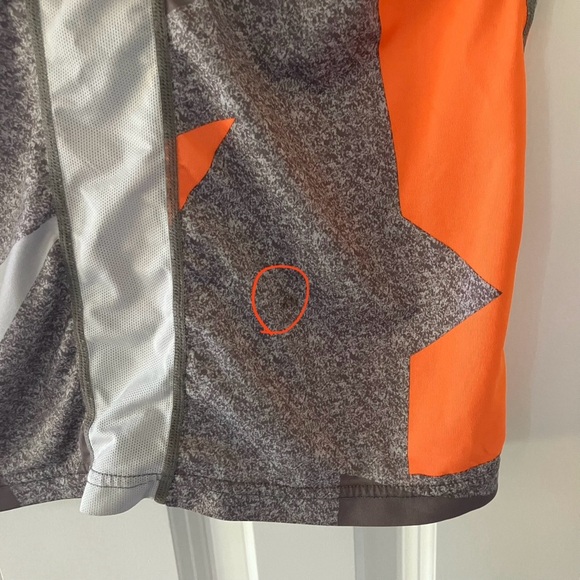 Kid’s Nike Pro Dri-Fit Fitted Athletic T-Shirt Orange & Gray (Large) - Picture 7 of 9